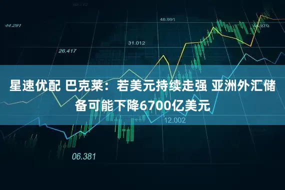 星速优配 巴克莱：若美元持续走强 亚洲外汇储备可能下降6700亿美元
